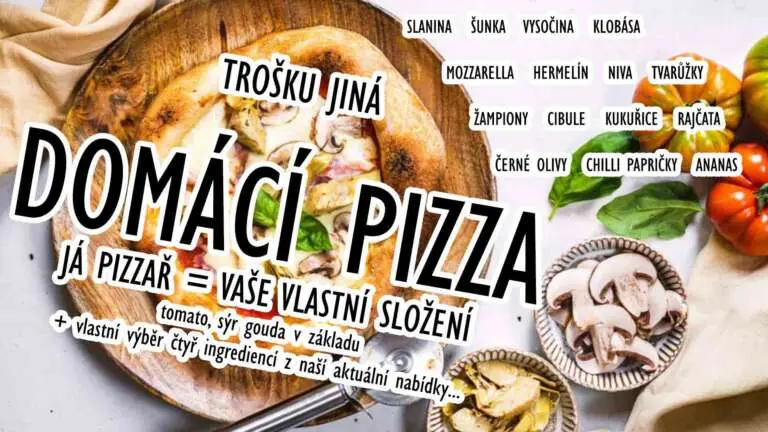Domácí pizza každý víkend – restaurace Na Rybníčku Bohutín